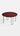 Yonder Table - 4 Seat - Stainless Steel / Wine