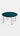 Yonder Table - 4 Seat - Stainless Steel / Turquoise